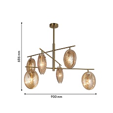 Подвесная люстра F-Promo Media 4485-6C 1