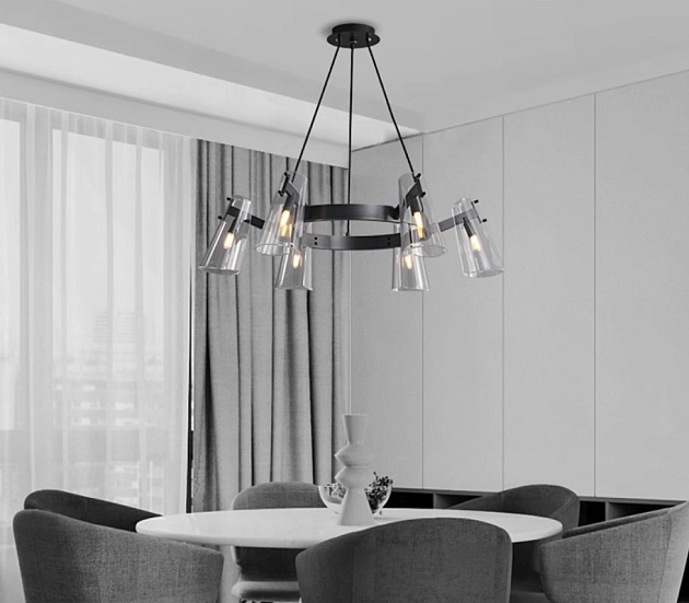 Подвесная люстра Romatti Kobo Damaso L6353-6 изображение 2 Подвесная люстра Romatti Kobo Damaso L6353-6 Фото № 2