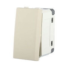 Переключатель LK Studio с двух мест 45х22,5мм (схема 6) 16 A, 250 B (бежевый) LK45 850201-1 1