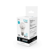 Лампа светодиодная Gauss E27 12W 4100K матовая 23222 5