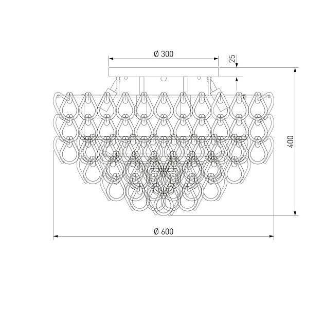 Потолочный светильник Bogates Cappio 380/8 Smart изображение 2 Потолочный светильник Bogates Cappio 380/8 Smart Фото № 2