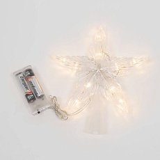 Украшение светодиодное Uniel Звезда-2 теплый белый ULD-H1515-010/STB/2AA Warm White Star-2 UL-00005761 1