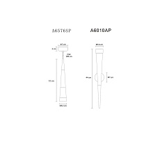 Бра Arte Lamp Sabik A6010AP-1SG 1