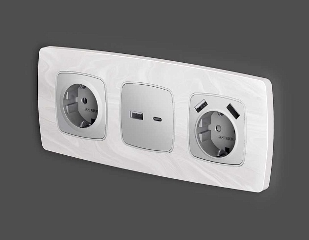 Лицевая панель розетки AMBRELLA VOLT OP4110 изображение 2 Лицевая панель розетки AMBRELLA VOLT OP4110 Фото № 2