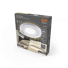 Встраиваемый светодиодный светильник Gauss Backlight Bubbles с подсветкой BL314 1