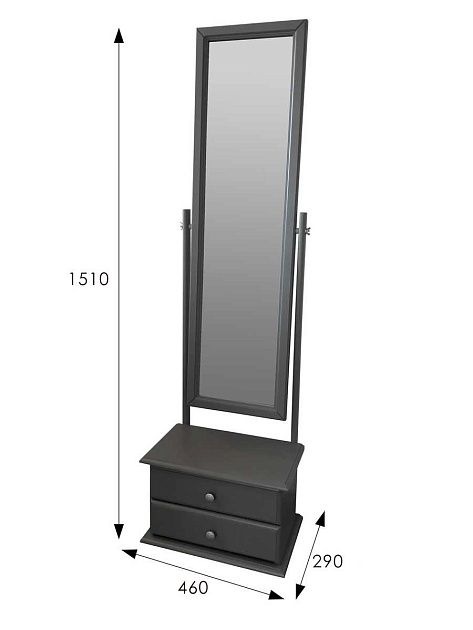 Зеркало напольное Мебелик Селена 006584 Фото № 3