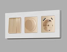 Лицевая панель диммера AMBRELLA VOLT AP6055 1