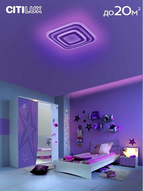 Потолочный светодиодный светильник Citilux Триест CL737A080E Фото № 14