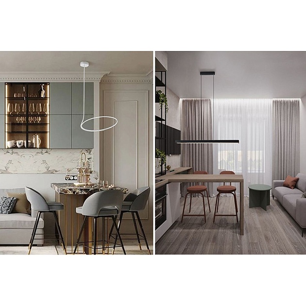 Подвесной светодиодный светильник Italline IT013-6025 white 3000K изображение 2 Подвесной светодиодный светильник Italline IT013-6025 white 3000K Фото № 2