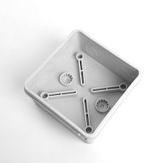 Коробка разветвительная 2х компонентная HF EBX40-38-67,  100*100*50мм, 8 вводов, IP67, серая (GE42455) 2