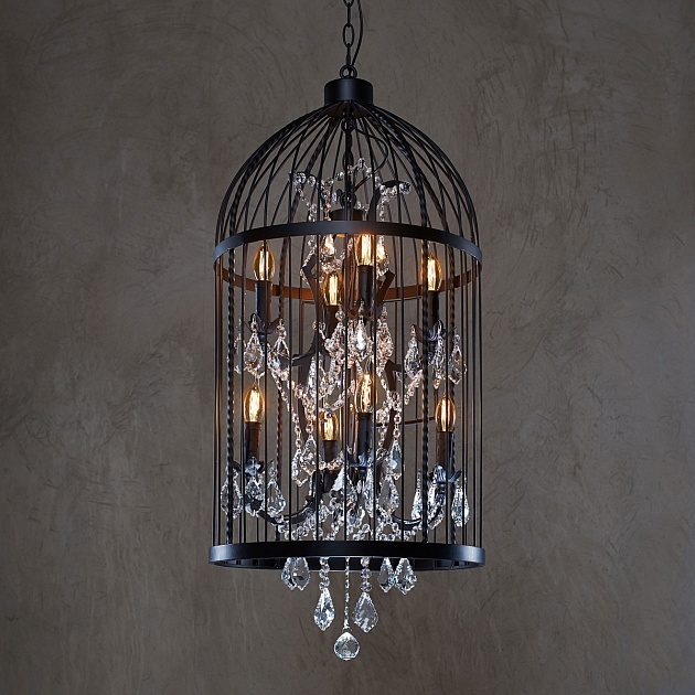 Подвесная люстра Loft IT Vintage Birdcage Loft1891/8 изображение 9 Подвесная люстра Loft IT Vintage Birdcage Loft1891/8 Фото № 9