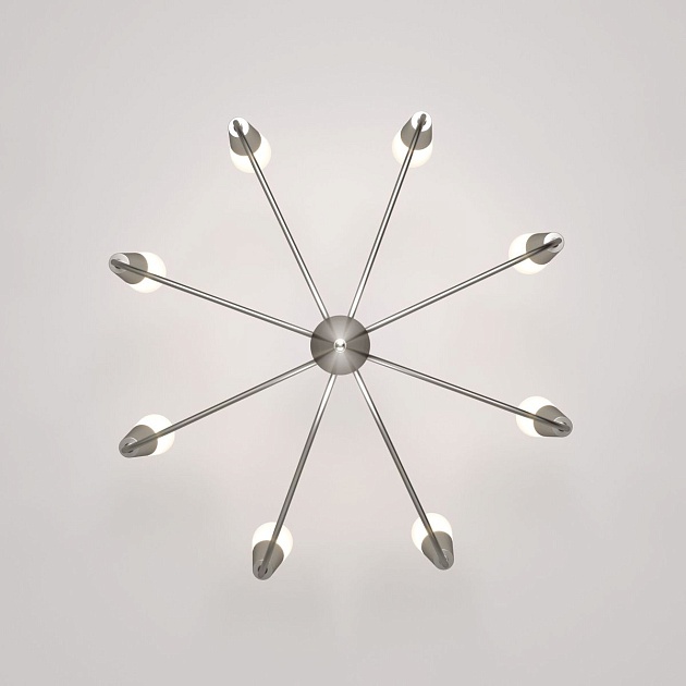 Подвесная люстра Eurosvet Rhyton 60167/8 никель Фото № 3