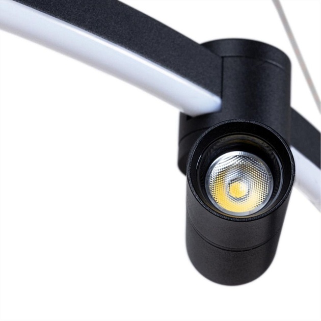 Подвесная светодиодная люстра Arte Lamp Ring A2186SP-1BK Фото № 4