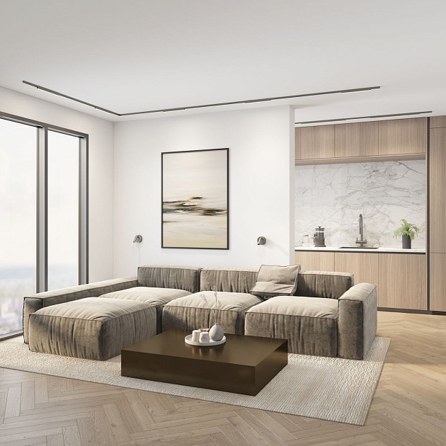 Трековый светодиодный светильник Denkirs Shine Linear DK5752-DN Фото № 4