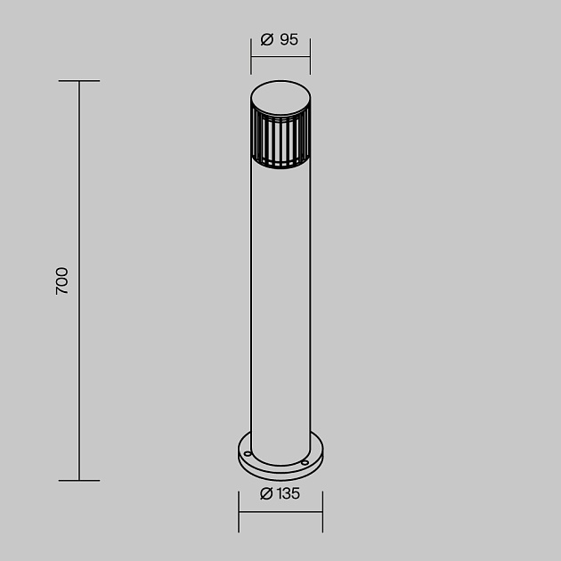 Ландшафтный светильник Maytoni Outdoor O492FL-01GF изображение 4 Ландшафтный светильник Maytoni Outdoor O492FL-01GF Фото № 4