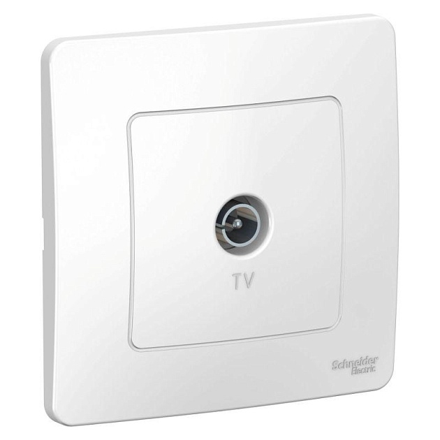 ТВ-розетка Systeme Electric Blanca белая BLNTS000011 Фото № 1