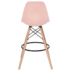 Стул барный DOBRIN DSW BAR (ножки светлый бук, цвет сиденья светло-розовый (PK-02)) 638GPP-LMZL DSW BAR 1