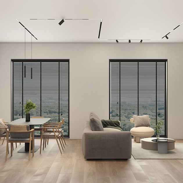 Трековый светодиодный светильник Denkirs Simple Linear DK8214-BK изображение 3 Трековый светодиодный светильник Denkirs Simple Linear DK8214-BK Фото № 3