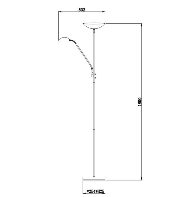 Торшер Lucide Zenith 19791/24/30 изображение 2 Торшер Lucide Zenith 19791/24/30 Фото № 2