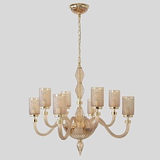 Подвесная люстра Crystal Lux SILVESTRO SP8 AMBER 2