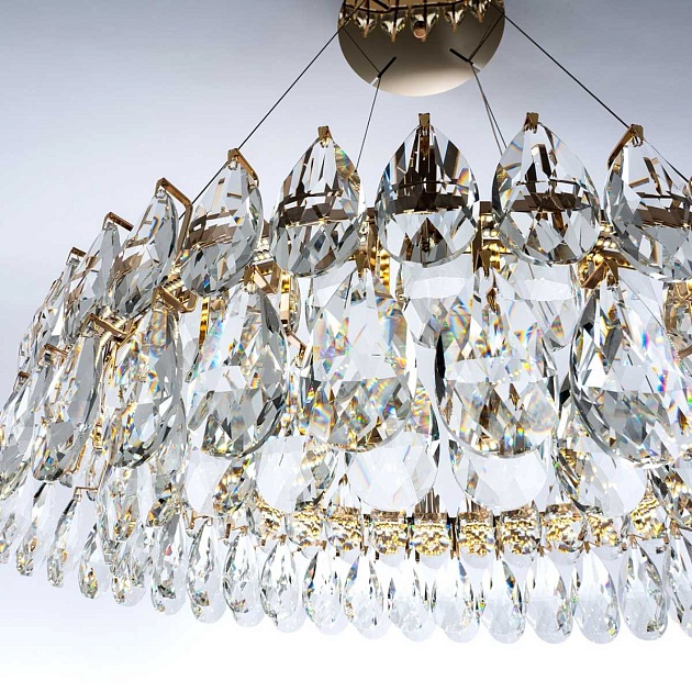 Подвесная светодиодная люстра Modelux Premium ML.6901.800P GD Фото № 4