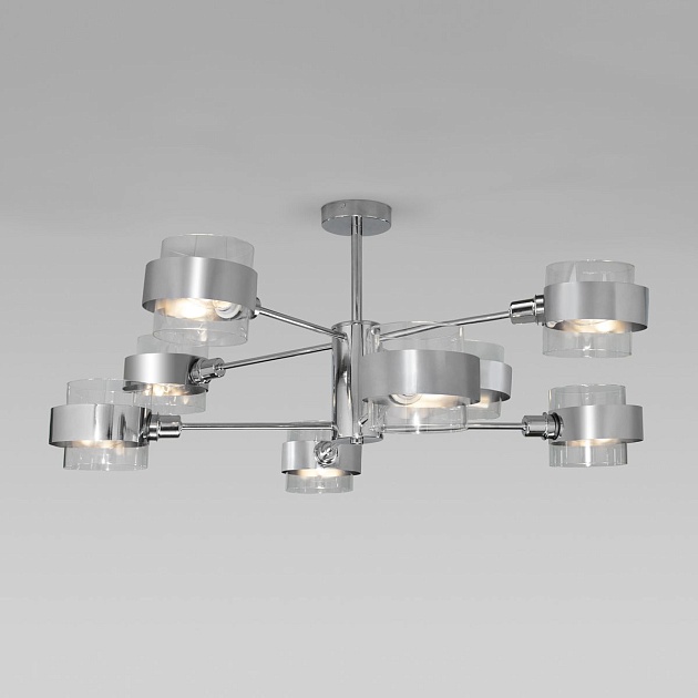 Потолочная люстра Eurosvet Arcada 70127/8 хром Фото № 1