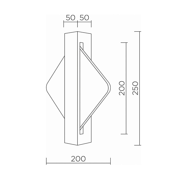 Настенный светильник LED4U L7388-250 WH Фото № 4