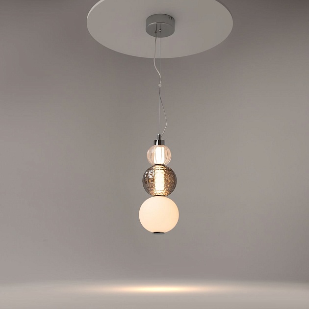 Подвесной светодиодный светильник Maytoni Collar P069PL-L16CH3K изображение 8 Подвесной светодиодный светильник Maytoni Collar P069PL-L16CH3K Фото № 8