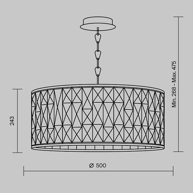 Подвесная люстра Maytoni Gelid MOD184-PL-04-CH изображение 2 Подвесная люстра Maytoni Gelid MOD184-PL-04-CH Фото № 2