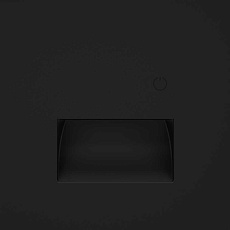 Подсветка светодиодная встраиваемая Voltum S70 с датчиком, (черный матовый) VLS070708