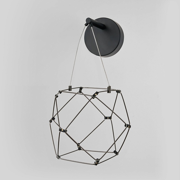 Настенный светодиодный светильник Eurosvet 90310/1 черный жемчуг изображение 3 Настенный светодиодный светильник Eurosvet 90310/1 черный жемчуг Фото № 3