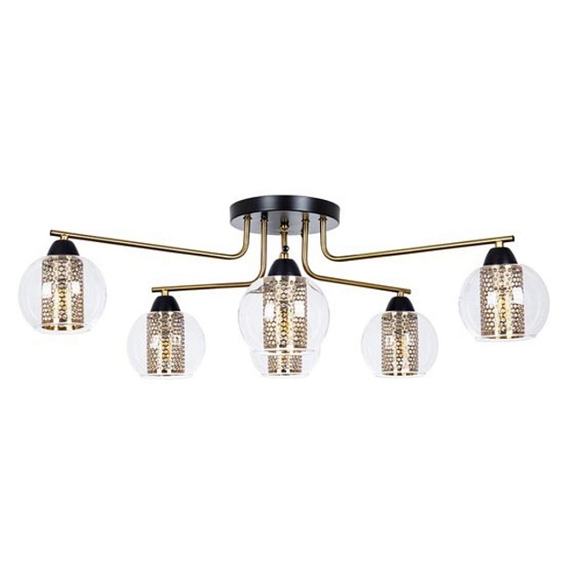 Потолочная люстра Arte Lamp Manchester A7045PL-6BK Фото № 1