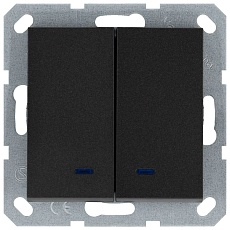 Выключатель двухклавишный Jasmart G3023NB 1