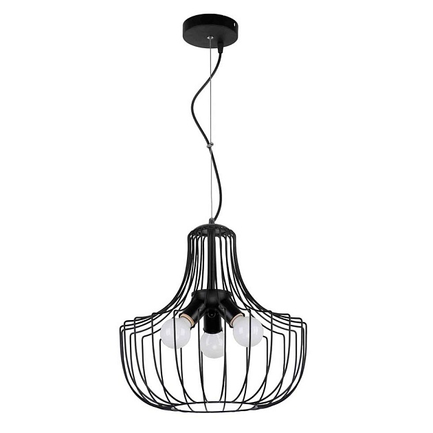 Подвесной светильник ЭкономСвет 10287/3BK BK Фото № 1