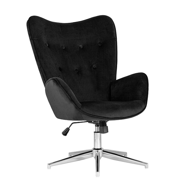 Поворотное кресло Stool Group Филадельфия регулируемое велюр черный FUCHS HLR-80 изображение 1 Поворотное кресло Stool Group Филадельфия регулируемое велюр черный FUCHS HLR-80 Фото № 1