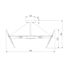 Потолочная люстра Eurosvet Steccato 10111/8 золотая бронза/прозрачный хрусталь Strotskis Smart 1
