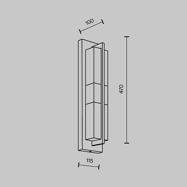 Настенный светодиодный светильник Modelux Modestyle MS.105.470 Фото № 4