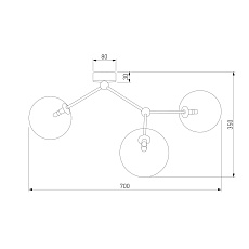 Потолочная люстра TK Lighting 10069 Fairy 1