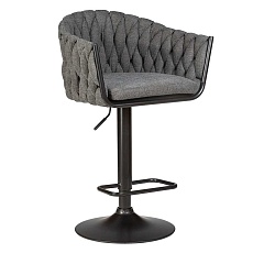 Стул барный DOBRIN LEON (графитовая ткань (LAR-275-21)) 9690-LM LEON