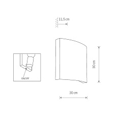 Настенный светильник Nowodvorski Borde I 8044 1