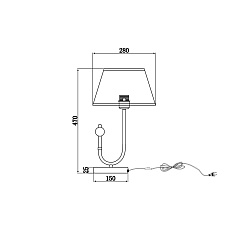 Настольная лампа Vele Luce Fabio VL1933N01 2