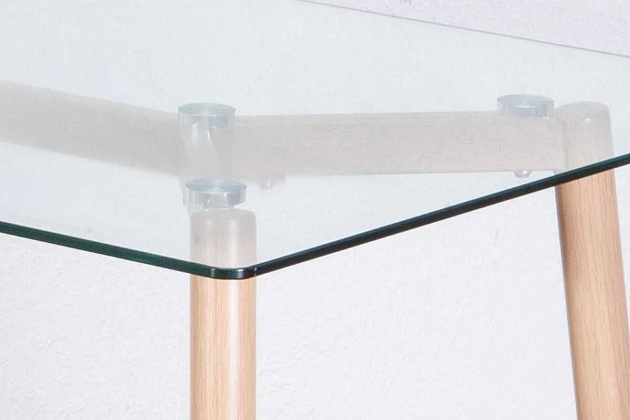 Кухонный стол AksHome Gerda прозрачный, закаленное стекло 59152 изображение 3 Кухонный стол AksHome Gerda прозрачный, закаленное стекло 59152 Фото № 3