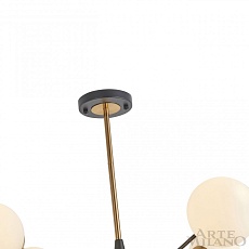 Подвесная люстра Arte Neapolis79808 279808/8 BK/GD 2