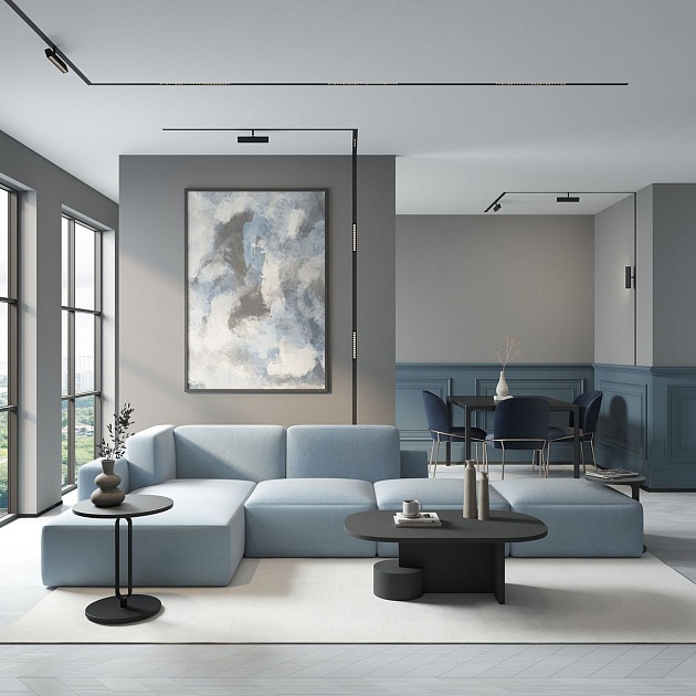 Трековый светодиодный светильник Denkirs Smart Grill DK8002-BK Фото № 4