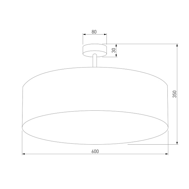 Потолочный светильник TK Lighting 6248 Rondo Linen Фото № 2