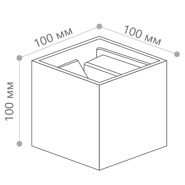 Уличный настенный светодиодный светильник Feron Майами DH012 48098 Фото № 2