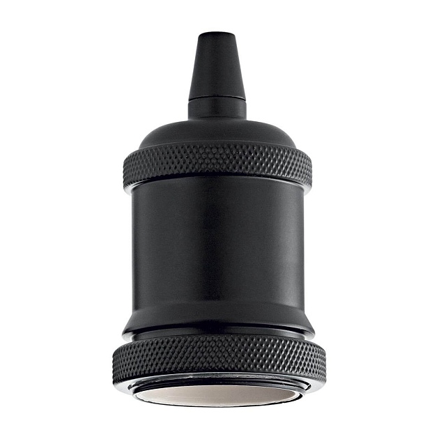 Патрон Ideal Lux Portalampada E27 Ghiera Nero 249209 Фото № 1