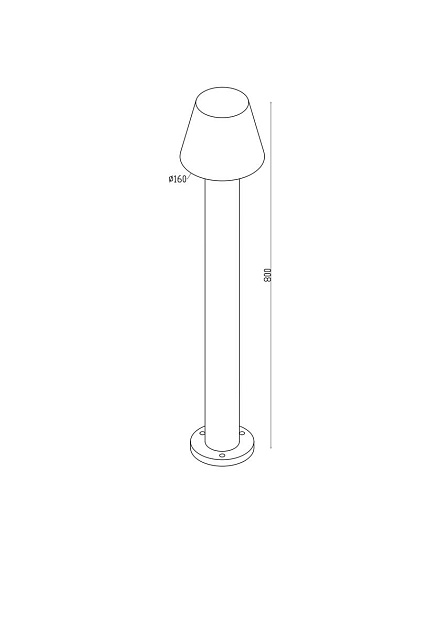 Уличный светодиодный светильник Maytoni Harz O421FL-L5GF изображение 2 Уличный светодиодный светильник Maytoni Harz O421FL-L5GF Фото № 2