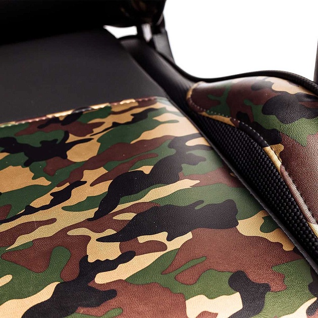 Игровое кресло AksHome Military черный, экокожа 80008 изображение 5 Игровое кресло AksHome Military черный, экокожа 80008 Фото № 5