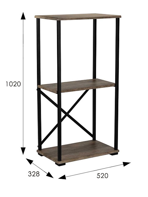 Стеллаж Мебелик BeautyStyle 2 007135 Фото № 3